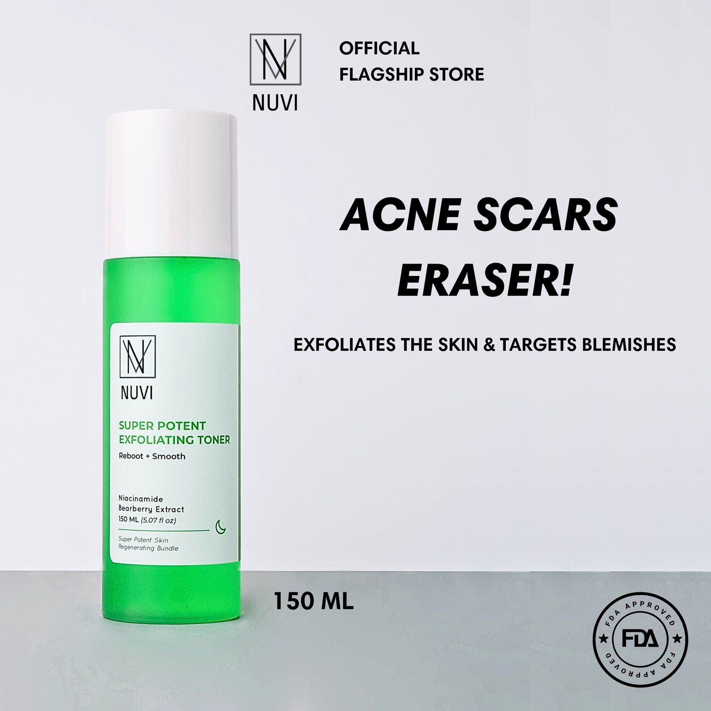 150ML NUVI Super Potent Exfoliating Toner