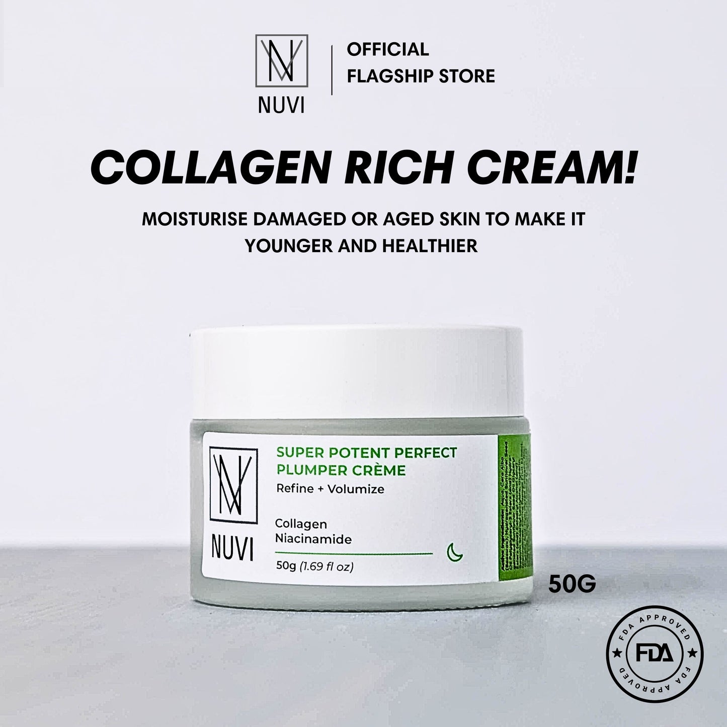 50g NUVI Super Potent Perfect Plumper Creme