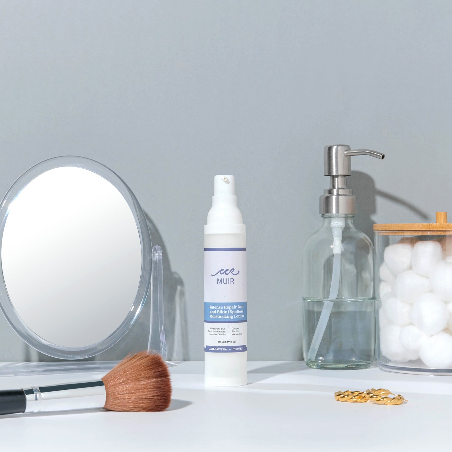 MUIR Butt Moisturizing Cooling Lotion with Anti Buttne