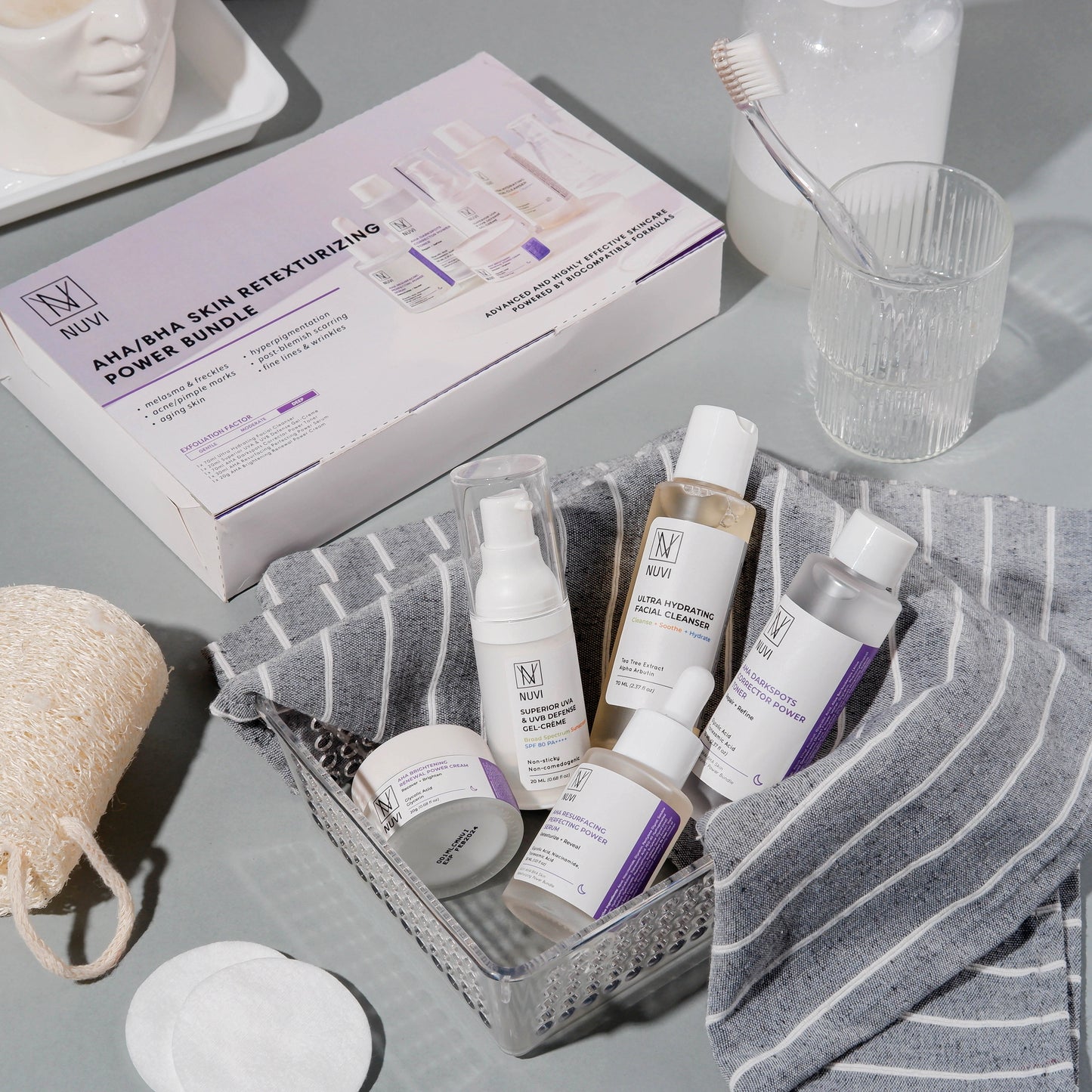 NUVI AHA/BHA Skin Retexturizing Power Bundle