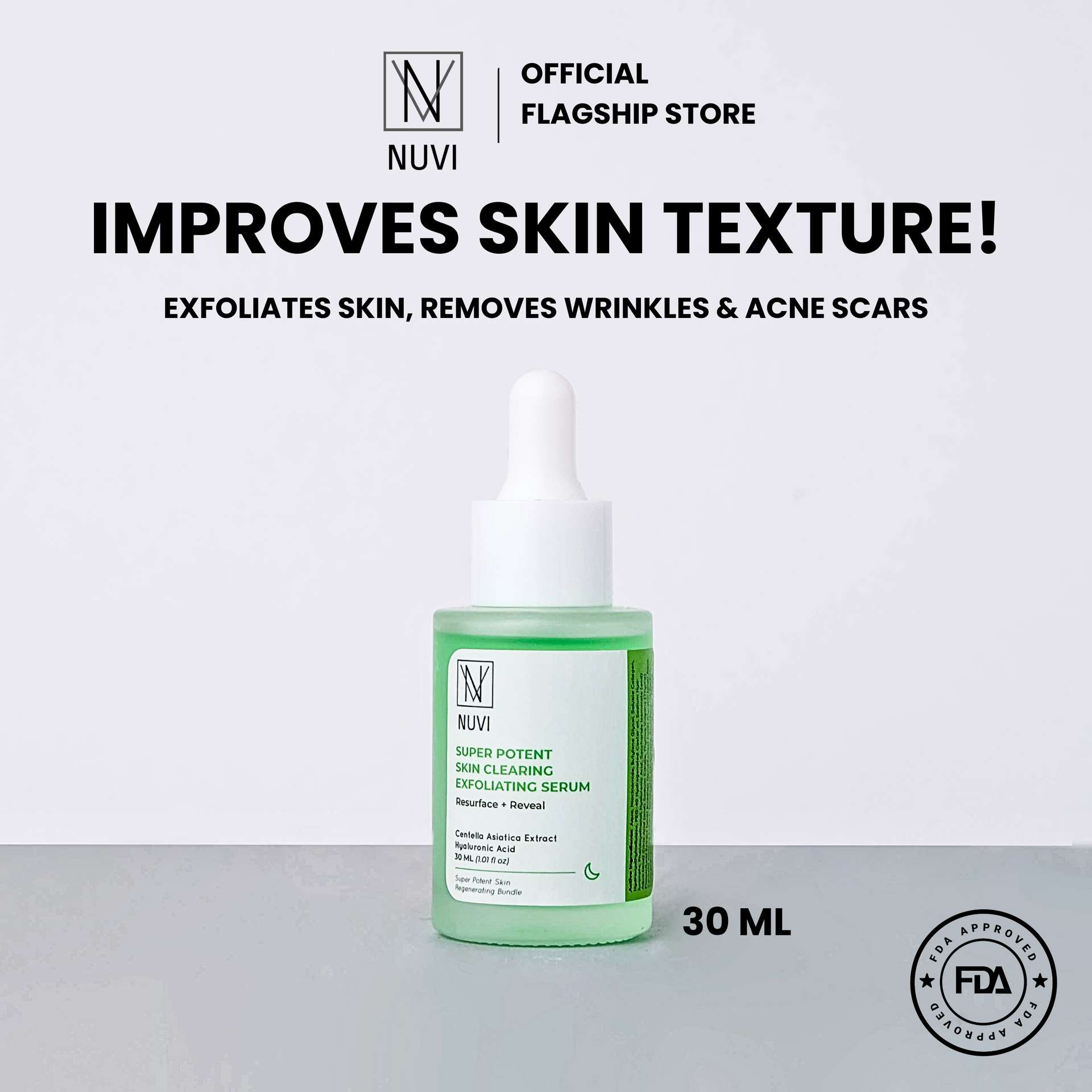 NUVI Super Potent Skin Clearing Exfoliating Serum – Superlative Beauty