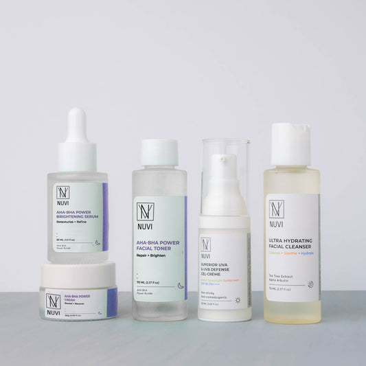 NUVI AHA/BHA Skin Retexturizing Power  Bundle